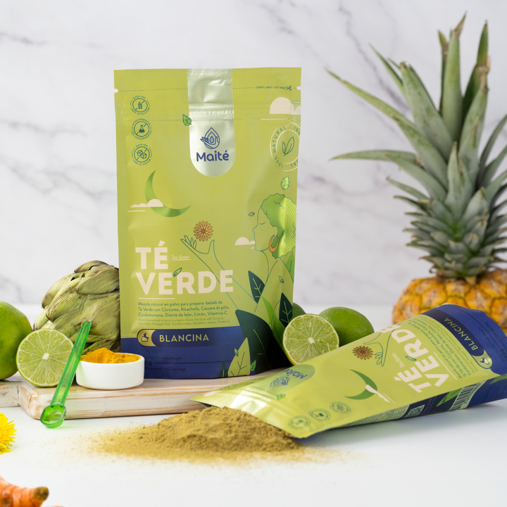 Té Verde Detox con Cúrcuma y Limón – Maité 🍋🌿