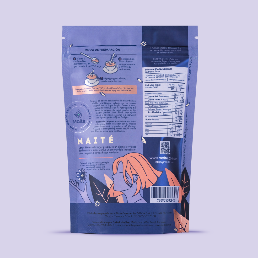 Té Blanco Maite – Calma y Bienestar