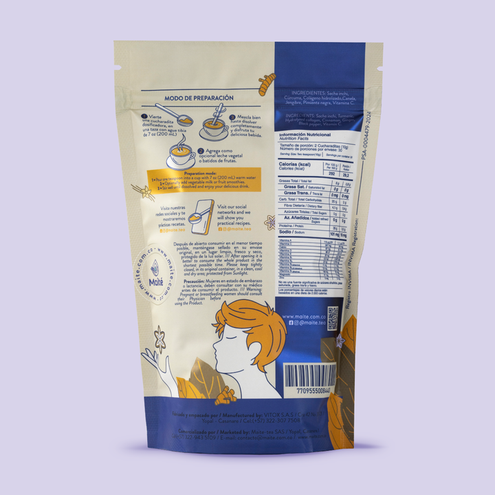 Colágeno Hidrolizado + Leche Dorada – Equilibrio y Defensa