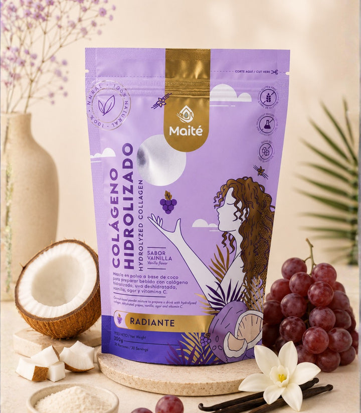 Colágeno Hidrolizado + Coco & Uva – Suavidad y Juventud